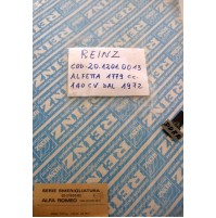 SERIE SMERIGLIATURA VALVOLE ALFETTA 1.8 cc 1779  140cv  Reinz 02.21610.02